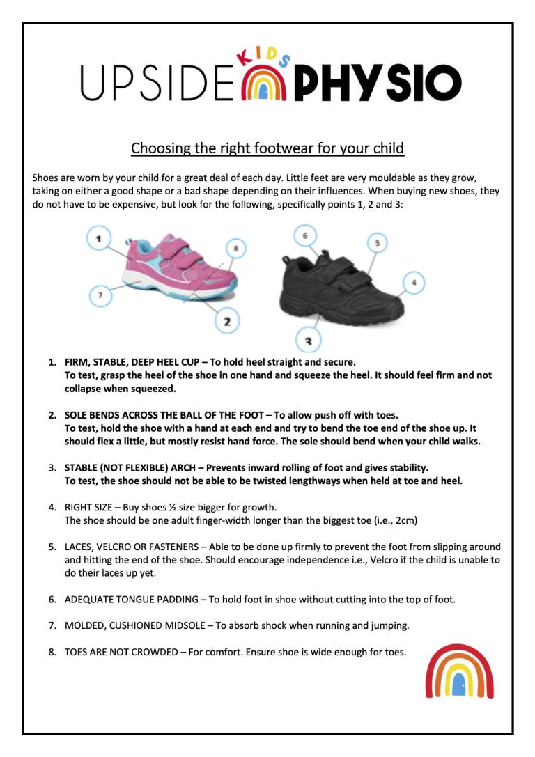 Choosing Footwear For Your Child