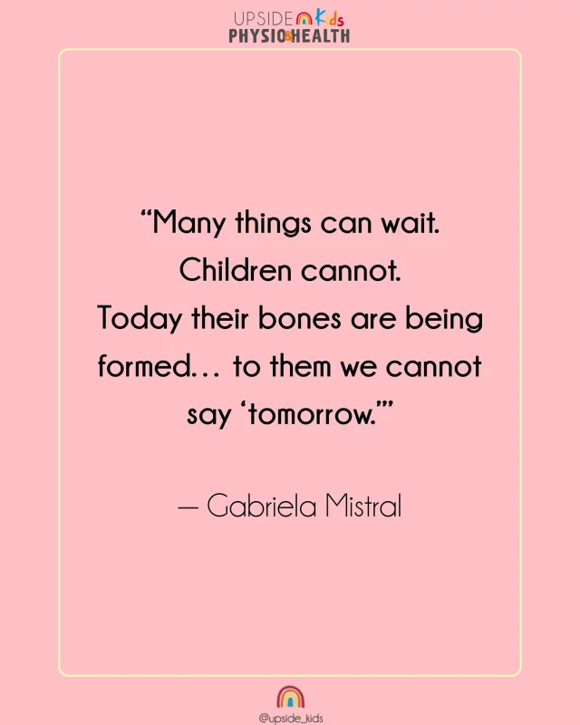 Kids grow fast. Their bones, muscles and minds are developing right now, and those early moments shape everything that comes next.

At Upside, we know how important it is to support that growth as it’s happening, not later. That’s why we focus on what matters most, right when it matters most.

Because childhood doesn’t wait, and neither do we!

#PaediatricPhysio #UpsideKids #EarlySupport #ChildDevelopment #NDISSupports #GoldCoastAlliedHealth #GoldCoastPhysio