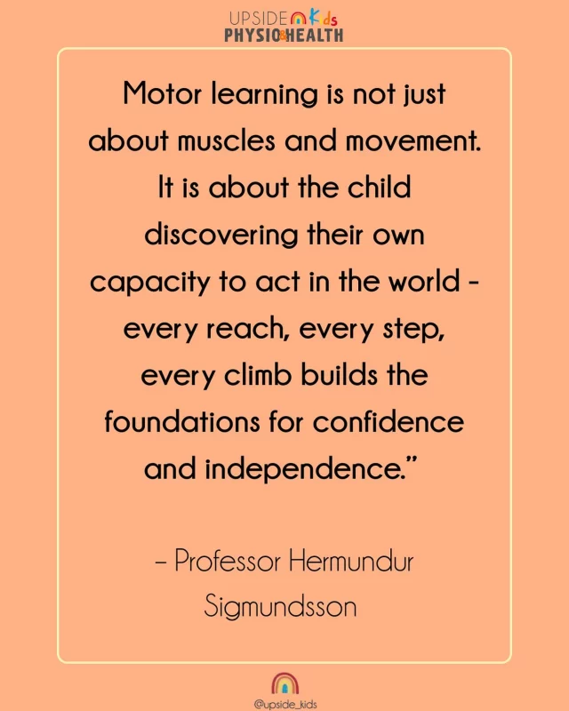 Happy Saturday! 🌟 

Motor learning = discovery, confidence + independence 💪

#upsidekids #kidsphysio #gcphysio #kidsphysiogoldcoast #paedsphysio