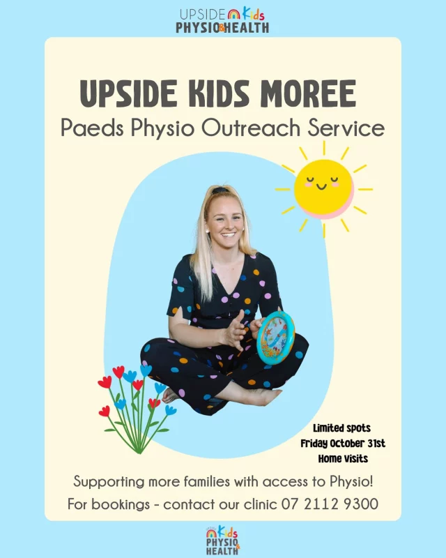 ☀️ After a successful trip to Moree in the middle of this year Britt is coming back with our Paediatric Physiotherapy services. Our next outreach clinic will be 

Friday October 31st - home visits. 

Britt has some limited availability for this day. If you are needing any support (private and NDIS clients welcome) please reach out to our clinic via 07 2112 9300 or by emailing any enquiries to hello@ukp.com.au